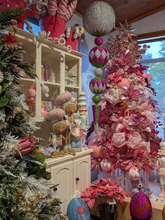 Whimsical Christmas decor