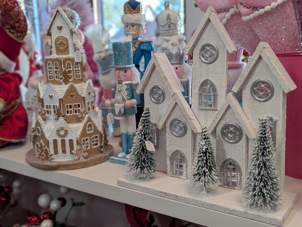 Christmas displays in the Bungendore workshop