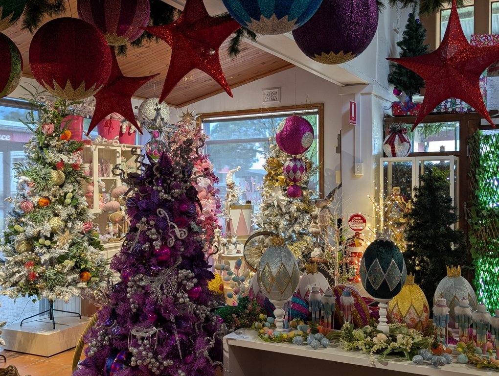 Seasonal displays at Santa's Secret